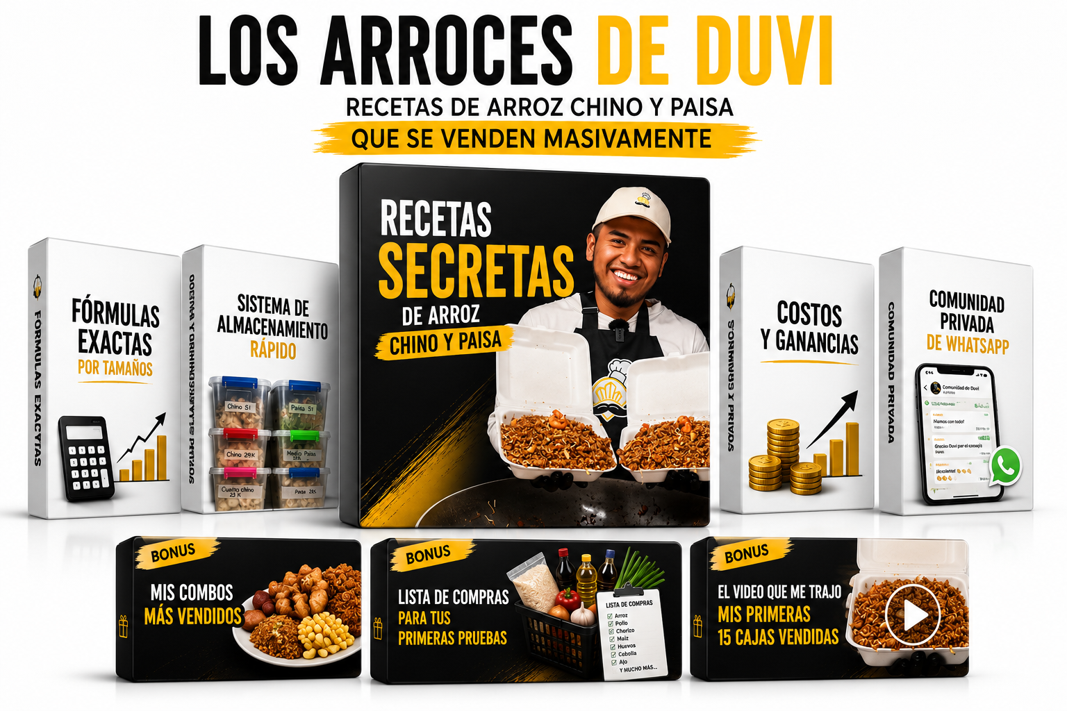 Los Arroces de Duvi — Mockup del programa
