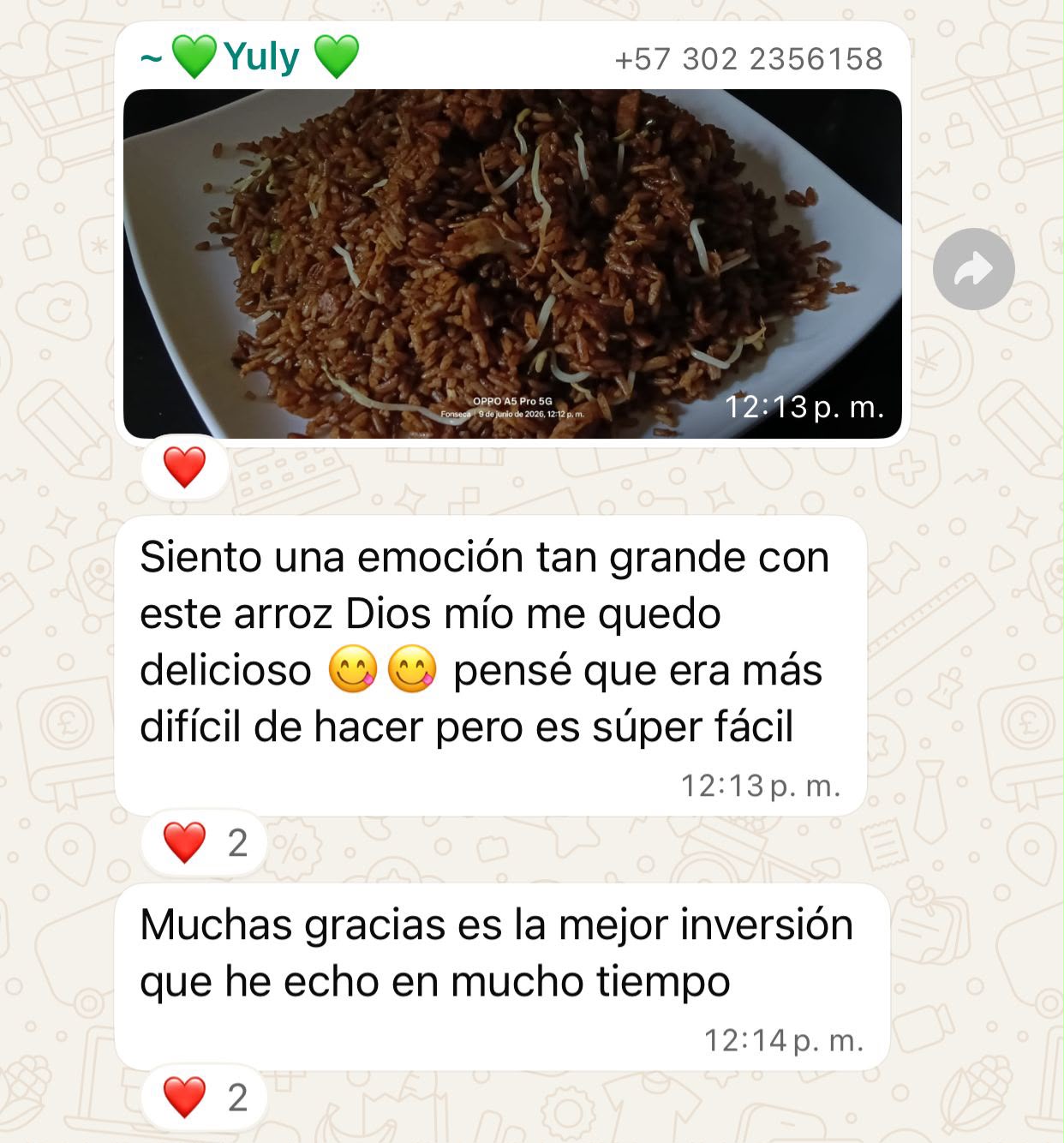 Testimonio de Yuly — mejor inversión